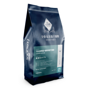 
Luce's full-price grain-free chicken freeze-dried kitten nutritional cat food 2 kg * 0.5kg staple food for British and American short puppets.