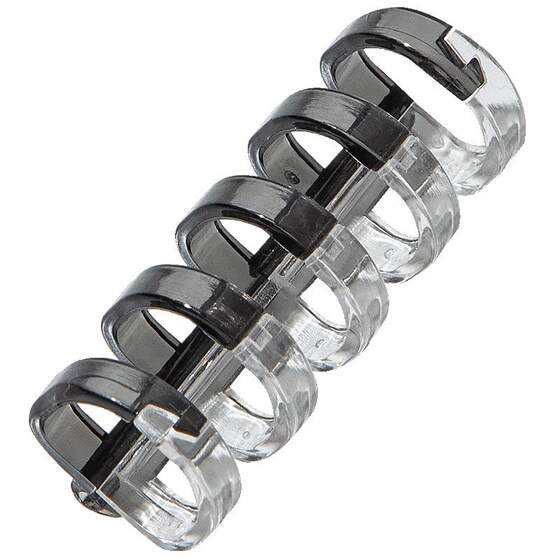 
Grade 2 Class 3 DIY loose-leaf ring homemade notebook loose-leaf rubber ring removable shell coil replacement core horizontal line square student stationery binding clip office supplies punch opener