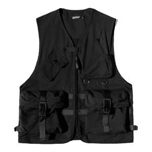 
AOGZ workwear vest for men and women summer new photography thin model tactical vest multi-pocket functional wind fishing vest