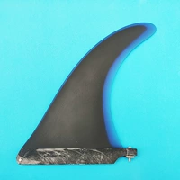 Hongtuo Outdoor Surfing 9 -INCH 10 -INCH BLACK BLUE Double -color Strainting Glass Fiber Одиночный руль