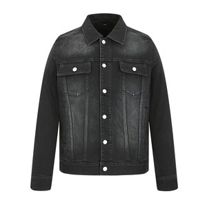 
VJC/VJC 2025 new autumn men's fashion modern retro denim jacket lapel shoulder high street