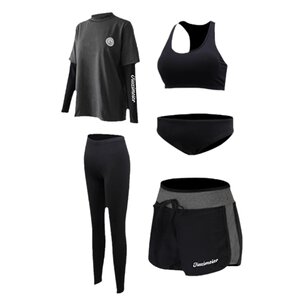
Diving suit swimsuit suit women split snorkeling loose slim long sleeve sun protection quick dry couple surfing suit jellyfish suit