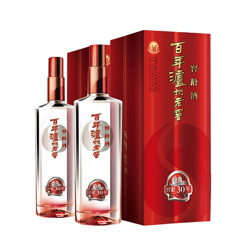 百年泸州老窖窖龄30年52度双瓶高度浓香型白酒酒水酒类500ml*2瓶-Taobao