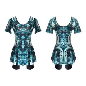 
2026 new middle-aged and elderly women's swimsuit covering belly, slimming and conservative large size one-piece skirt style hot spring fat mm mother style