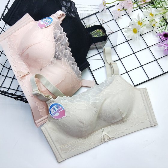 赛芬3609新品性感蕾丝抹胸式内衣女防走光收副乳无钢圈聚拢文胸薄