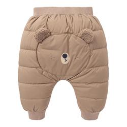 Children's Down Pants, Boys' Baby Winter Clothes, 2023 New Girls' Trousers, Thickened Outer Wear, Baby Pp Pants, Cotton Pants, Trendy