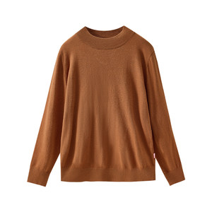 
Q21 small breasts children's sweater for boys and girls long-sleeved sweater round neck base shirt parent-child style A-class outer top