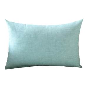 Pure color linen pillow cushion Pillow -cushion Pillow -like simple home rectangular pillow sleeve Modern sofa large cushion sleeve customization