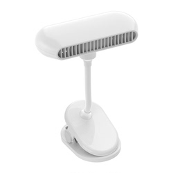 Clip-type Fan Dormitory Bedside Small Clip Fan Student Desktop Bladeless Silent Rechargeable Cat Pet Mini Fan
