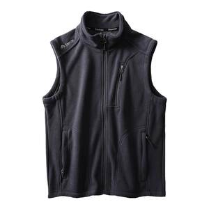 
New autumn and winter men's fleece vest solid color versatile collar sleeveless vest loose fleece vest jacket men