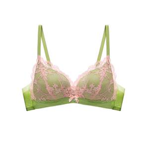 
Is Aira's Wireless Gathering Bra Underwear Women's French Triangle Cup Lingerie Set Women's Lace Small Boobs Sexy