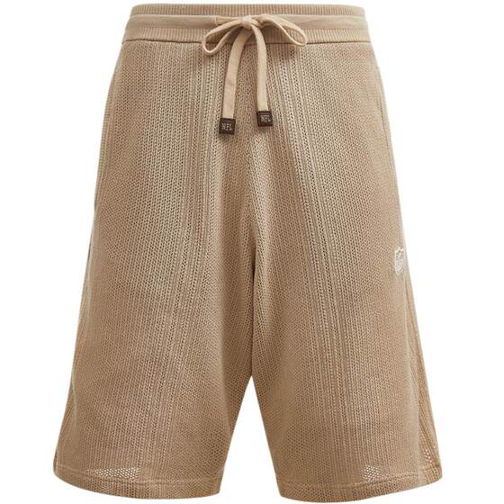 
NFL co-branded casual shorts men's pants body ribbed knitted hollow splicing design spring 2026