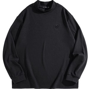 
[Lazy base shirt] Peacebird men's clothing German vel long-sleeved T-shirt in winter new half-high neck solid color inner wear for men