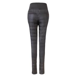 
Winter high-waisted double-sided down pants for women to wear as outerwear, slim-fitting down cotton pants, thickened large size women's pants, warm pants