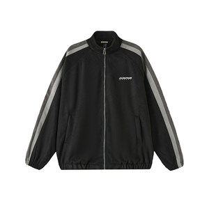 
Hong Kong literary men's jacket men's spring and autumn men's 2026 new men's clothing boys spring black casual jacket men's style