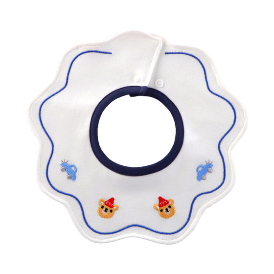 Swallow towel baby bib pure cotton A waterproof bib male newborn baby anti-spraying scarf
