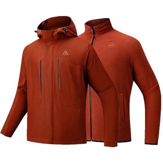 
ANTA Water Shell 3.0 Three-in-One Jacket丨Earth Shell Hard Shell Windproof Jacket for Men and Women Waterproof Mountaineering Clothing