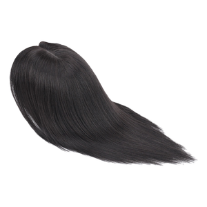 Wigs of hairpiece, replenishment, all real hair upgrade, hand -woven hair, hair cover cover, white hair and breathable head, top of the hair