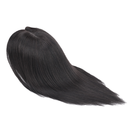 Wigs of hairpiece, replenishment, all real hair upgrade, hand -woven hair, hair cover cover, white hair and breathable head, top of the hair