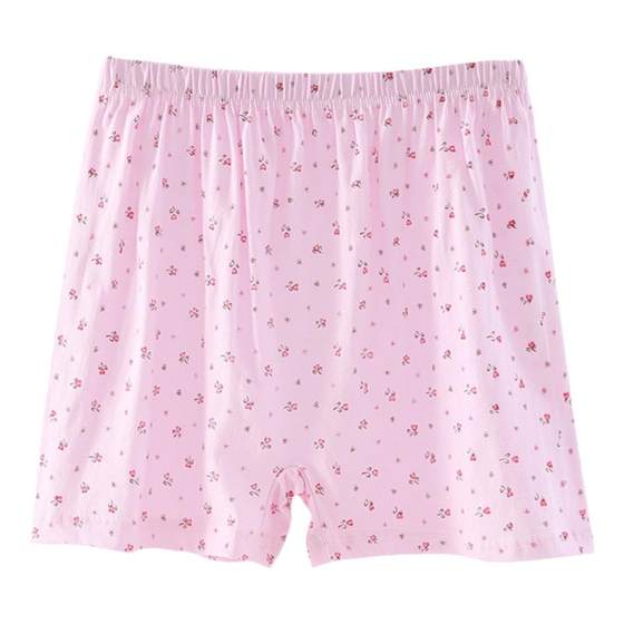 Middle aged and elderly mother's underwear made of pure cotton, high waisted, flat angle, female grandmother with added fat, enlarged shorts, loose toe, old lady