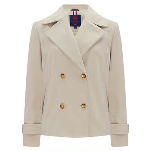 
Navigare Italian small sailboat short windbreaker women's simple commuting jacket small double-breasted coat