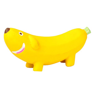 QZee latex sound dog toy QMONSTER tooth ball banana tooth grinding stick to relieve boredom pet small and medium-sized cat dog