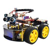 4WD Bluetooth Multi-functional Car Kit With Four-wheel Drive, Remote Control, Obstacle Avoidance, And Line Tracking For Arduino Programming