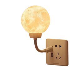 Voice Controlled Night Light USB Lamp Dormitory Bedside Lamp