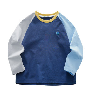 
Long-sleeved spring clothes for boys and girls 2026 spring new children's T-shirts, medium and large children's bottoming shirts, loose tops, spring and autumn styles