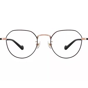 Highly myopic eyeglass frame for women can be equipped with degree astigmatism ultra light pure titanium polygonal large face thick edged eye frame for men