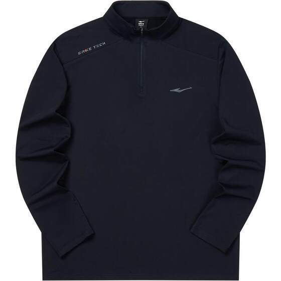 
Hongxing Erke half-zip long-sleeved T-shirt men's spring men's running quick-drying sports slim top sweatshirt