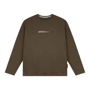 
Lu Xiaohu's high-end handsome long-sleeved T-shirt men's spring loose top boys navy blue inner layering shirt