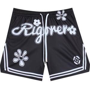 The new summer basketball shorts for men's breathable American style knee shorts fitness casual quarter-point sports pants