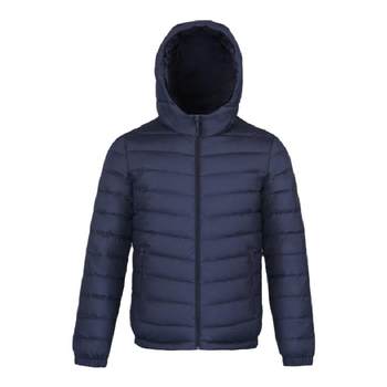 Solid color versatile hooded short warm and thin down jacket