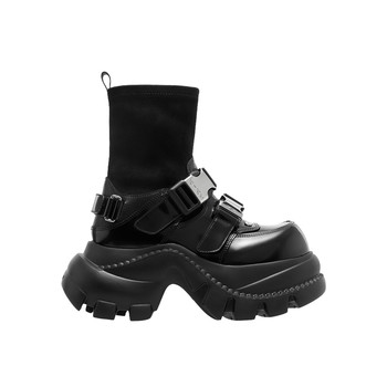 [Celebrity style] cool thick-soled versatile short boots