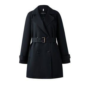 
[Fluorine-free and waterproof] PRICH fashionable British style waist windbreaker 2025 winter new style mid-length coat for women