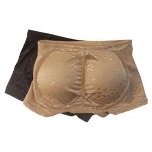 
Sexy women's low waist hip lifting panties buttocks are puffy and markless breathable peach buttocks flat corner fake buttocks natural style