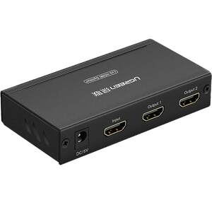 Green Union HDMI one -point two -point partner 1 -in -2 switch video 4K projector with audio high -definition one -to -two computer display 1 point, 2/4, two -screen expansion divisor