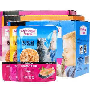 
McFoodie Meat Packet Wet Food Cat Love Fresh Packet Canned Staple Food Nutritional Hydration Mixed Food Cat Cat Snacks