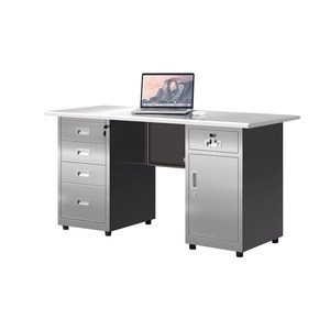 304 Stainless Steel desk with drawer drawer computer table Customized dust purification workshop operating table stainless steel table