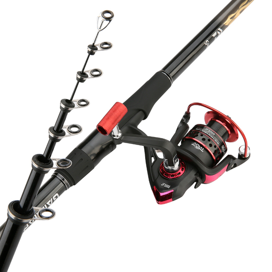 Hades A-6688 Carbon Fiber Rock Fishing Rod - 5.4m Hard Action