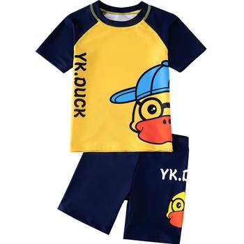 Class A quality 0 formaldehyde non-fading children's swimsuit for boys