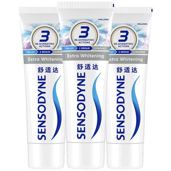 Comfortable Da Whitening Formula Anti -sensitive toothpaste 300g set Freshly breath Bright white tooth protective gums with fluoride cleaning