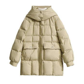 
Mom's winter mid-length down jacket cold-proof jacket