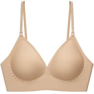 
Xunmeng Meimei back bra without marks and backslides with large U-shaped halter neck sling invisible liquid foundation thin shoulder strap underwear for women