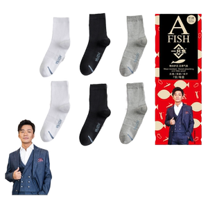 [Wang Baoqiang's same style] One Fish Socks Men's Autumn and Winter Men's Socks Sports Sweat-Absorbing and Deodorant Mid-length Socks