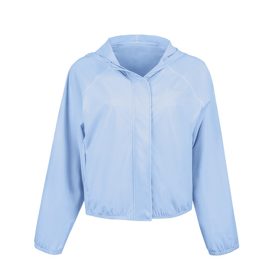 
annerun anti-UV girls sun protection clothing hooded sports coat for small people 2026 new thin sun protection clothing