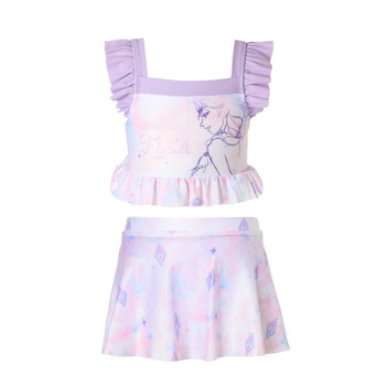 
Disney Elsa swimsuit girls split skirt