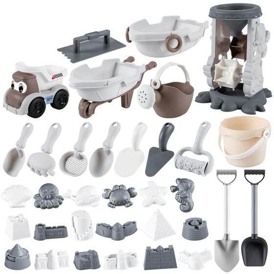 Children's beach toy car digging sand shovel to play sand tool suite suction sandap pool kettle baby girl seaside seaside seaside seaside seaside seaside seaside
