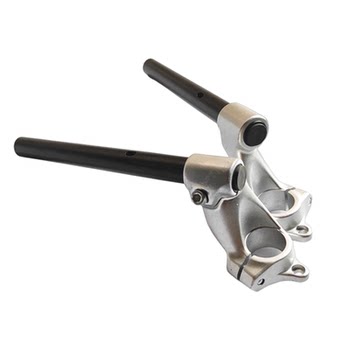 Motorcycle retro modification separated en handlebar